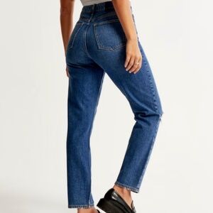 Abercrombie Curve Love High Rise Mom Jeans